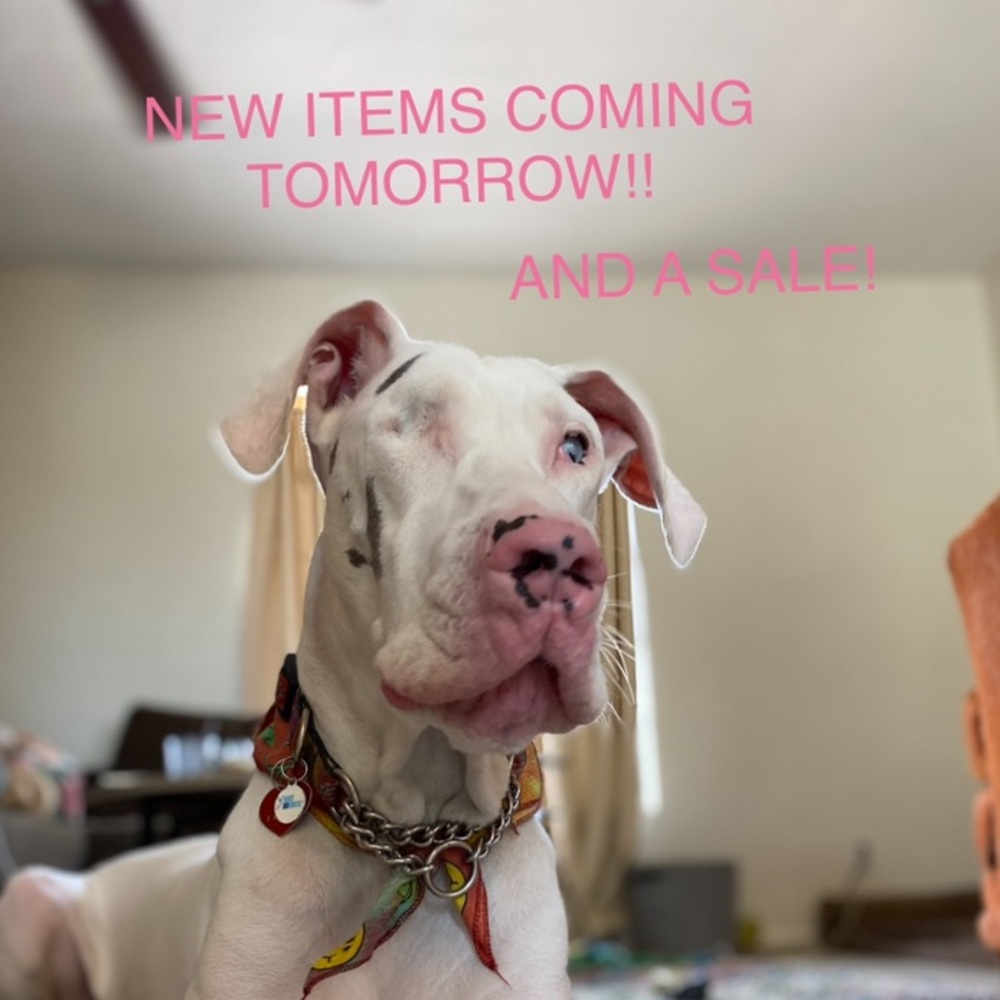 New items and a sale tomorrow